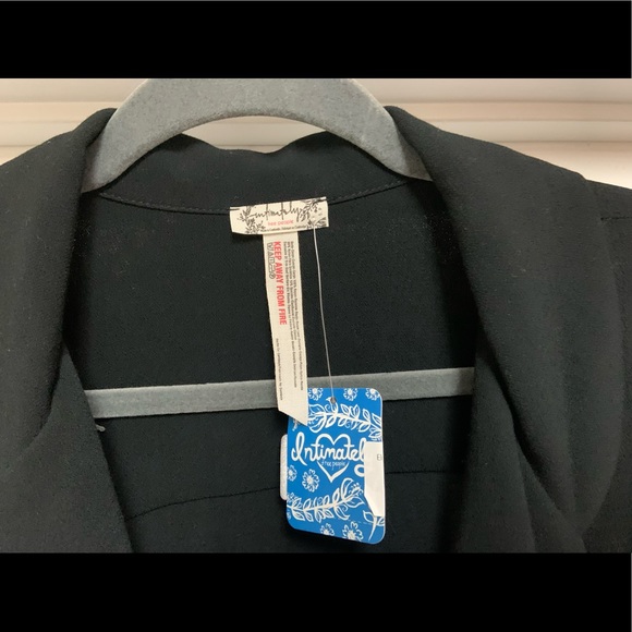 Free people Black Sexy draped lace bottom Bodysuit - Picture 7 of 11